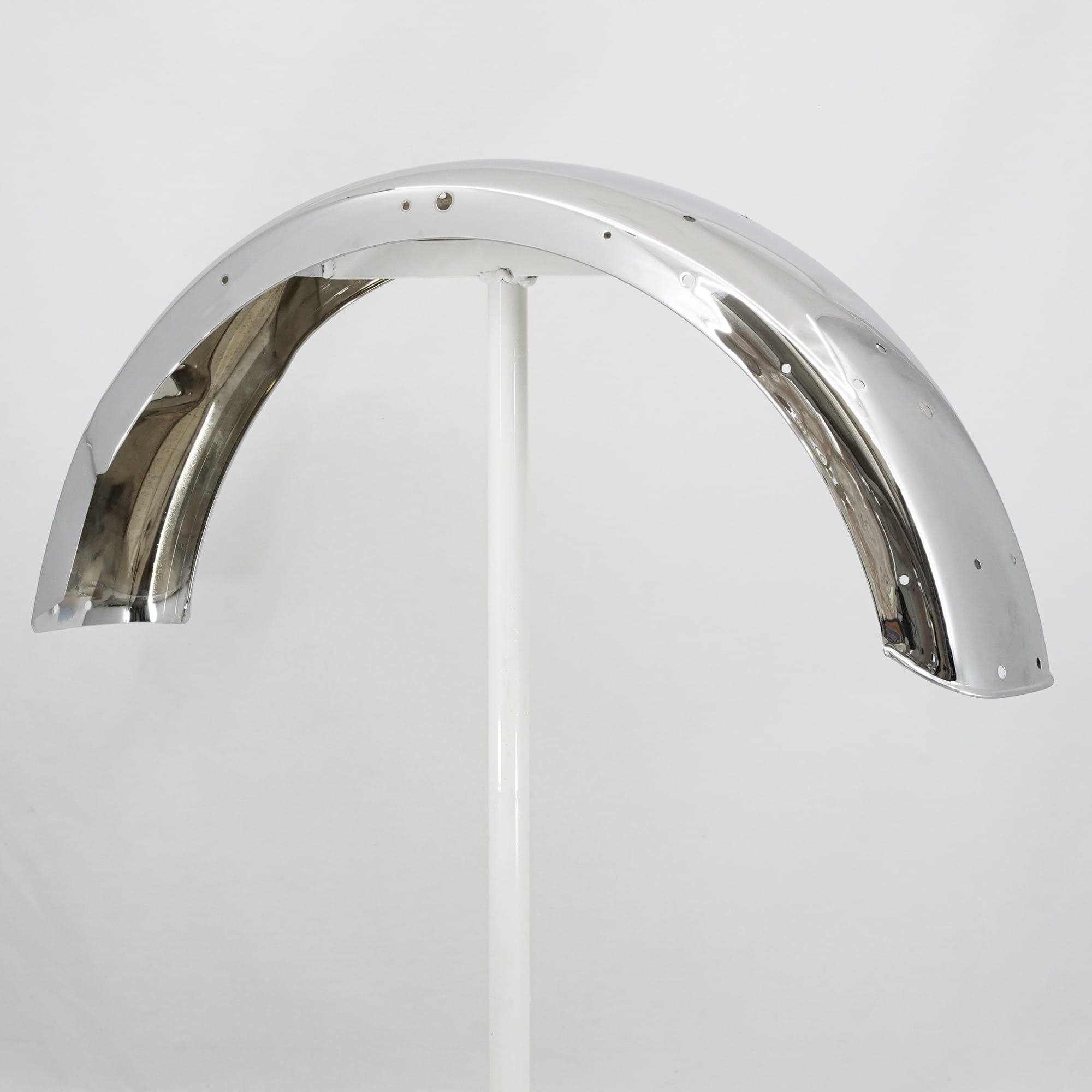T140V REAR CHROMED 76-78 DISC BRAKE DRILLED